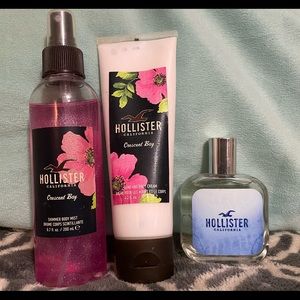 Hollister fragrance - beach please & crescent bay